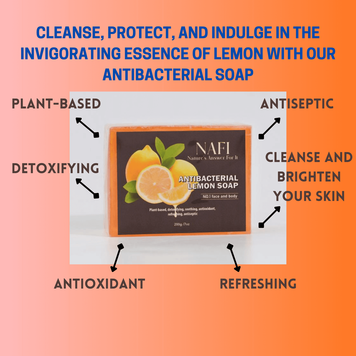 Anti-Bacterial Lemon Soap for Clear Radiant Skin | Getnafi